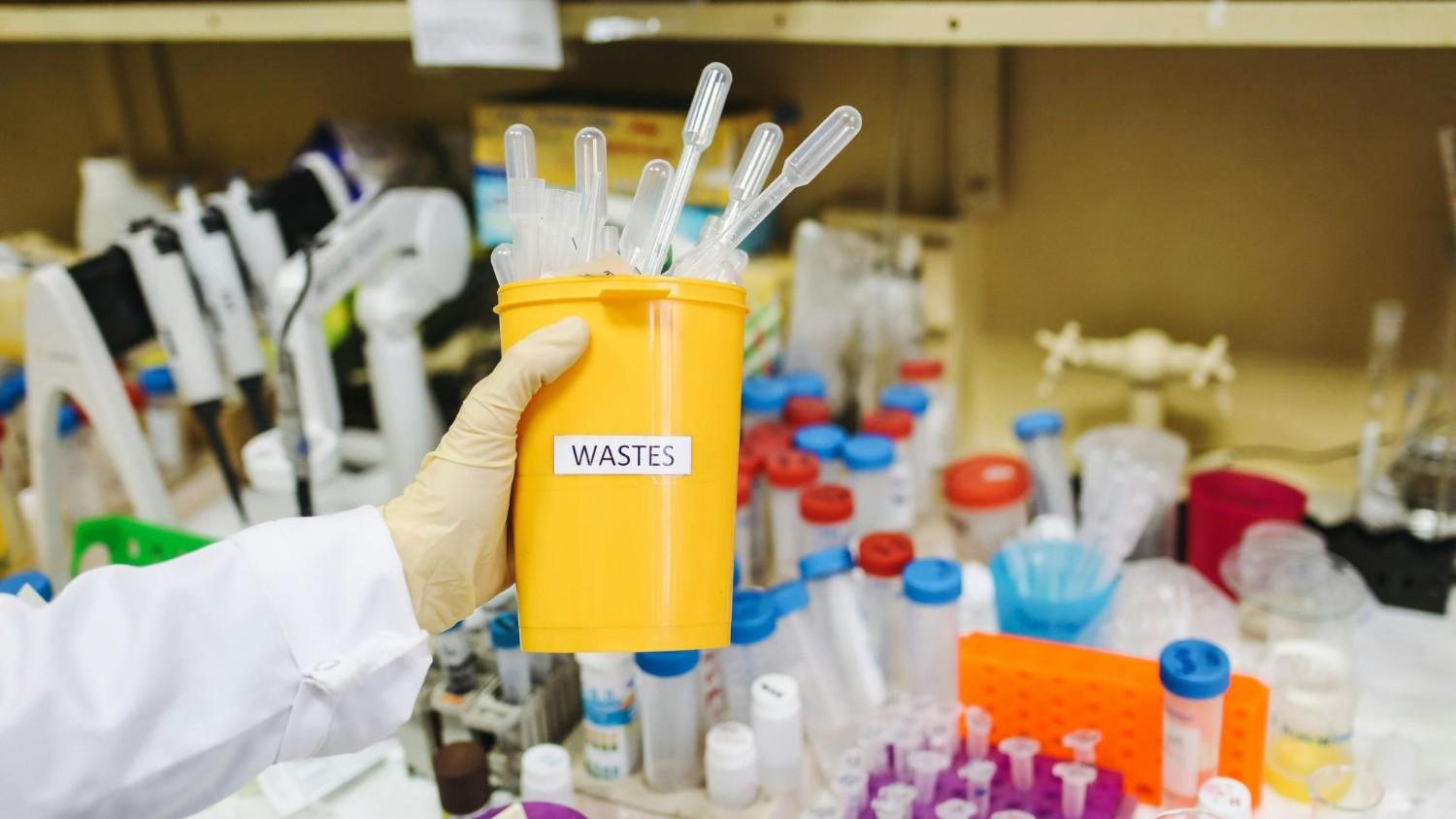 Laboratory waste
