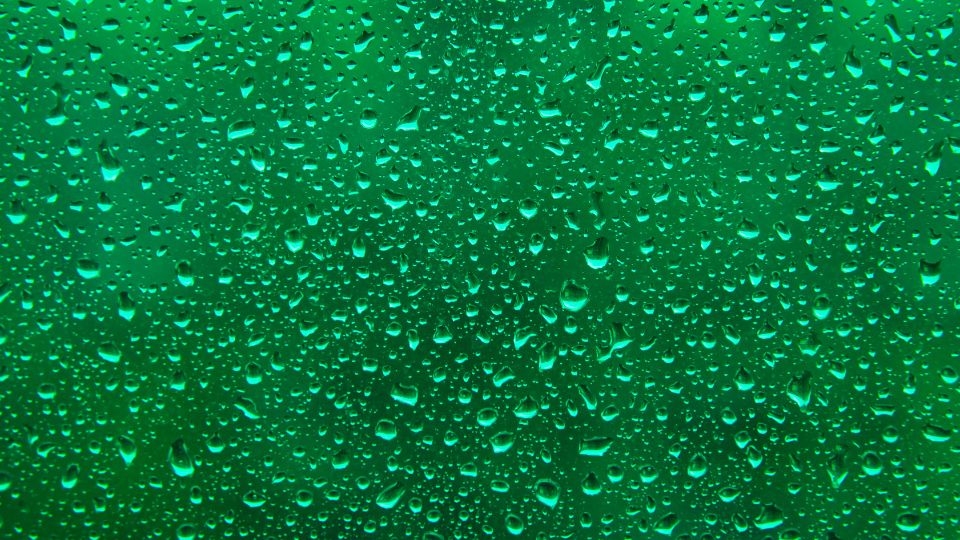 acid rain drops on a screen