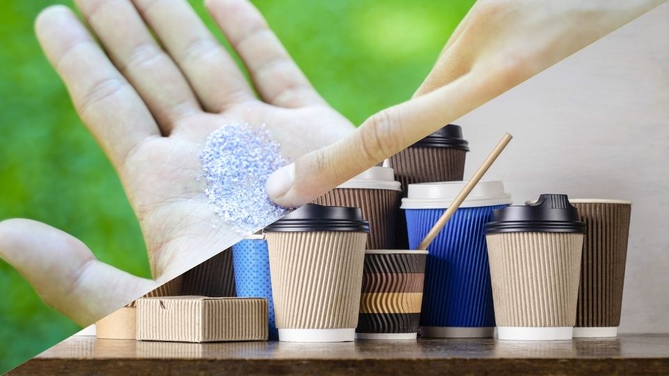 microplastics and disposable coffee cups
