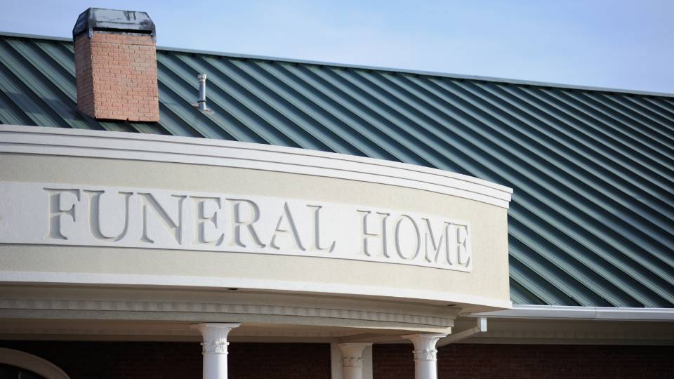 funeral home in the UK