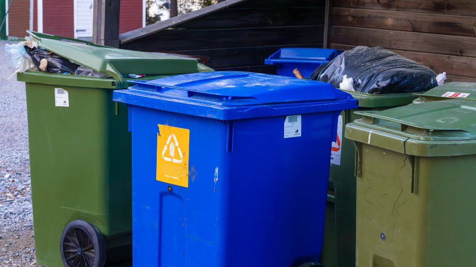 a DMR bin outside a business premises