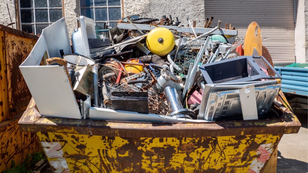 benefits of skip filled with appliances