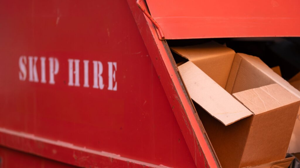 skip hire red