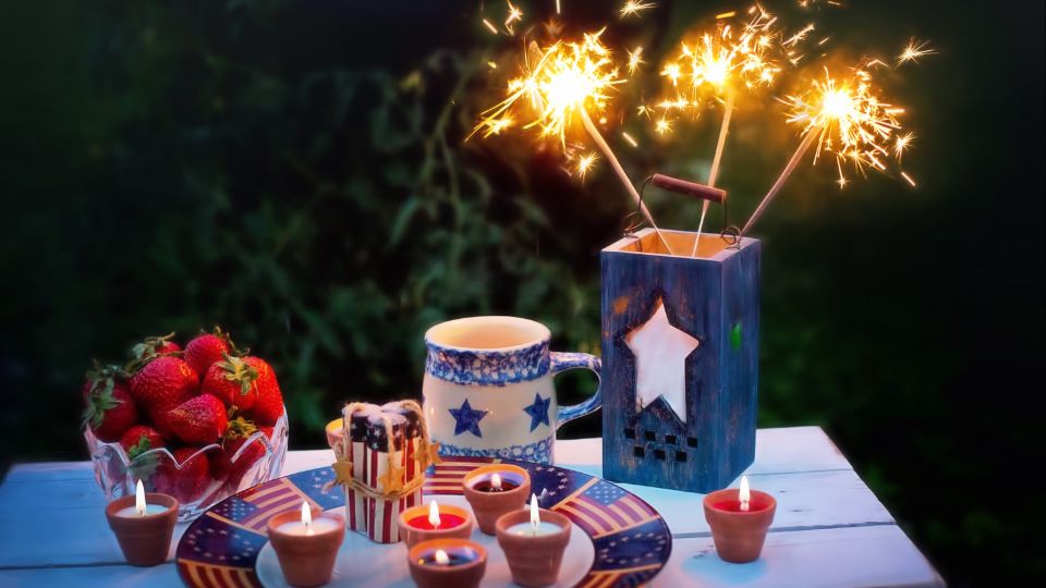 Party food for 4th of July celebrations.