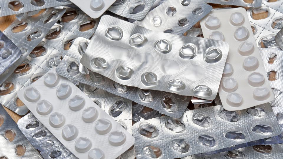 Blister pack waste.