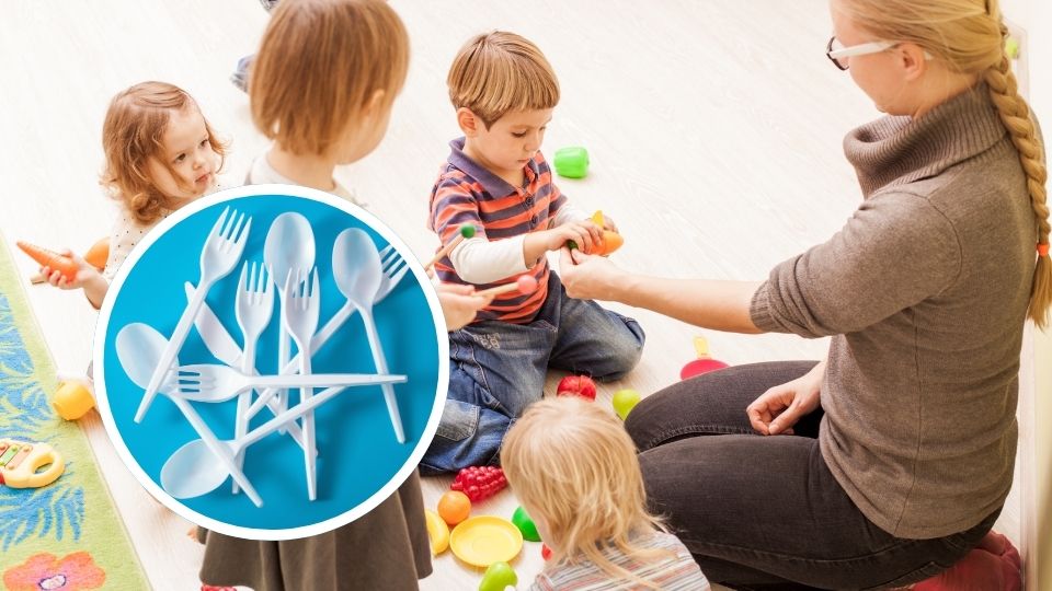 Single use plastics in a nursery