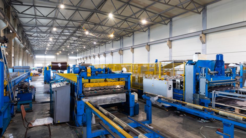 Industrial manufacturing warehouse