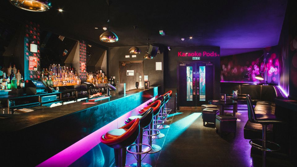 Inside a nightclub