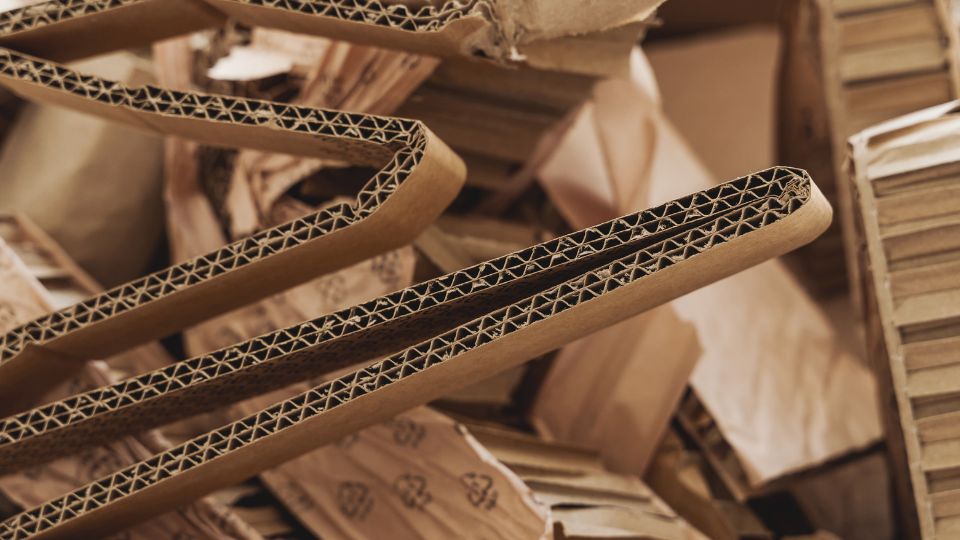 Cardboard waste