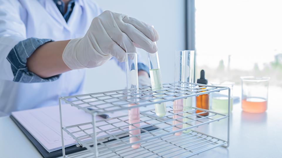 Laboratory test tubes