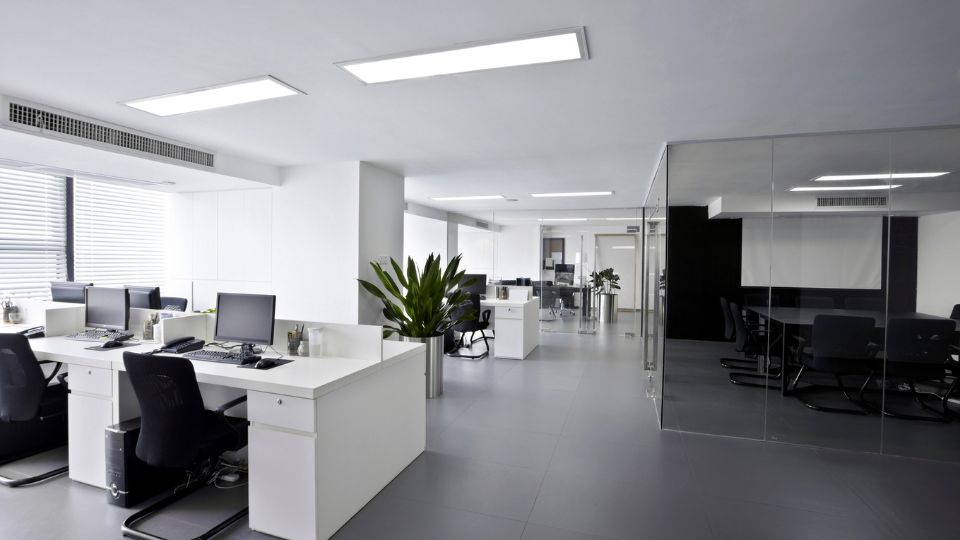 Inside an office