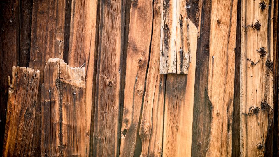 broken wood in the general waste bin