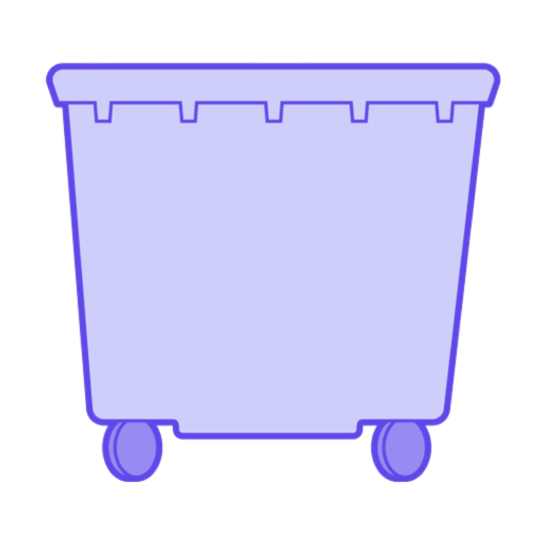 1100L / 660L bin