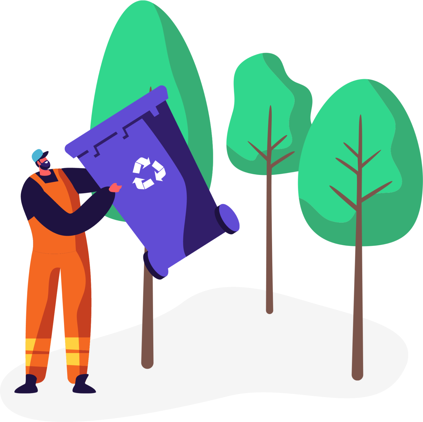 Waste Management services illustration