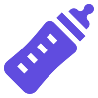 Nursery feeding bottle icon