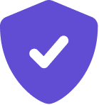 Tick in a shield icon