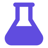 Lab beaker icon