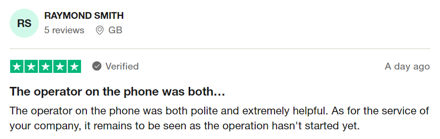 raymond waste managed trustpilot review